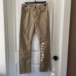 Mens wrangler slim straight kahki jeans 30x32 only worn once